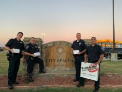 Equipment Donation: Alma Police Department Texas