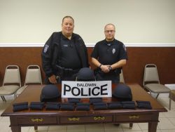 Equipment Donation; Baldwin Police Department Georgia