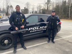 Equipment Donation: Castleton Police Department Vermont