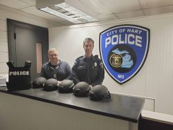 Equipment Donation: Hart Police Department Michigan
