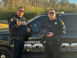 Equipment Donation: Sheridan Police Department Arkansas