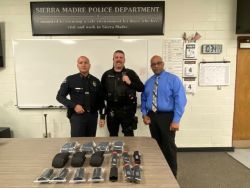 Equipment Donation: Sierra Madre Police Department California
