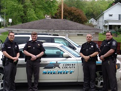 Equipment Donation: Forest County Sheriff's Department, Pennsylvania